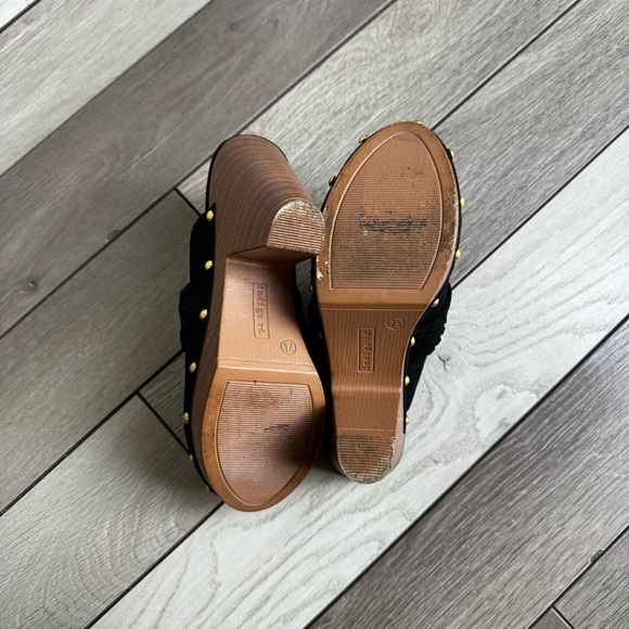 Indigo Rd Daysie Studded Platform Clog In Black | Size: 7.5M | Good Condition - Picture 6 of 10